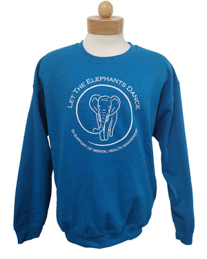 Let the Elephants Dance Crewneck Sweater